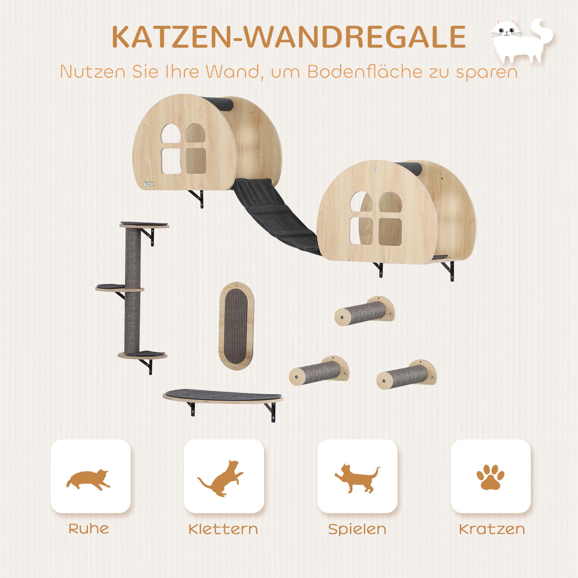 PawHut  Kletterwand Set 