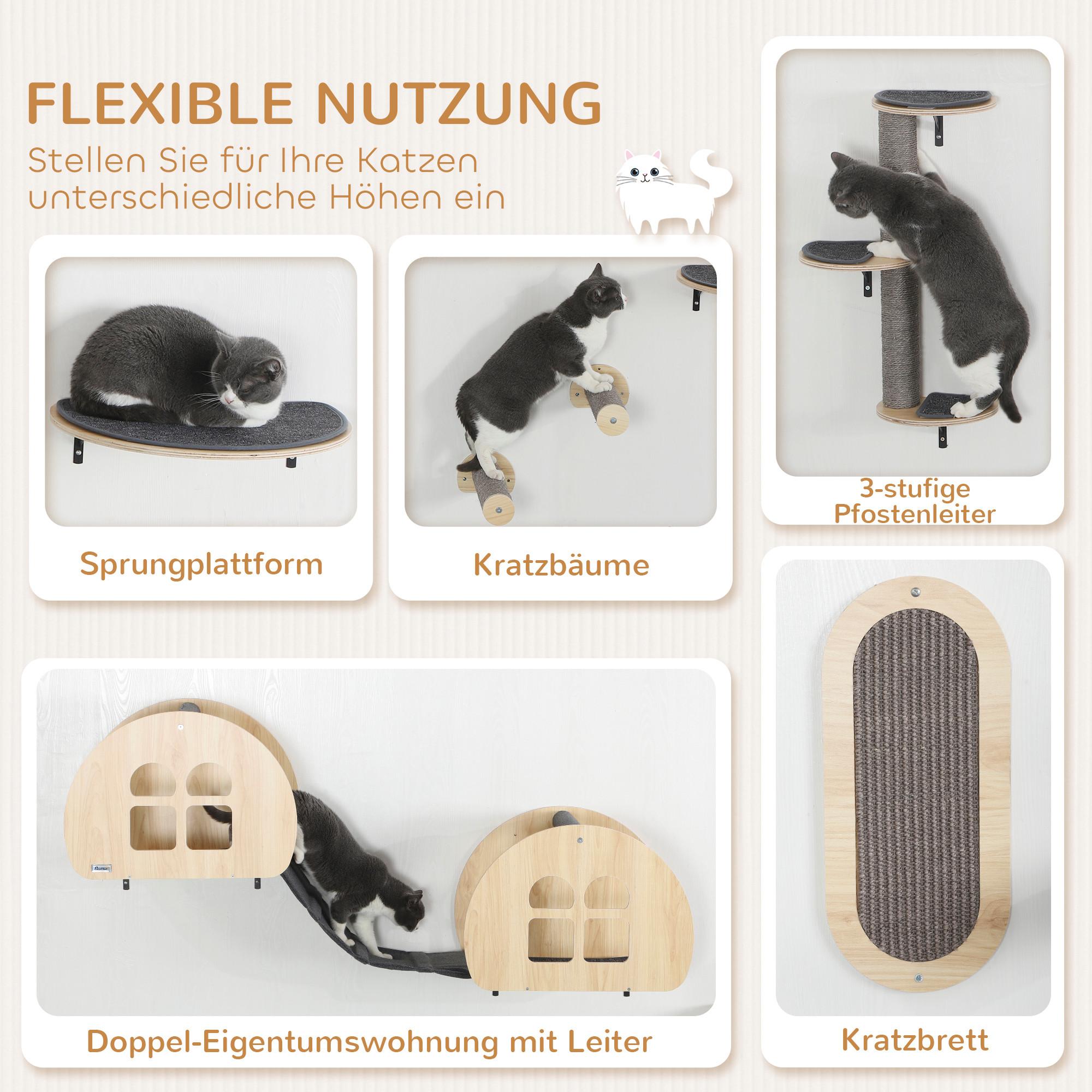 PawHut  Kletterwand Set 