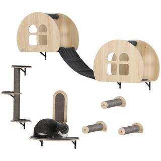 PawHut  Kletterwand Set 