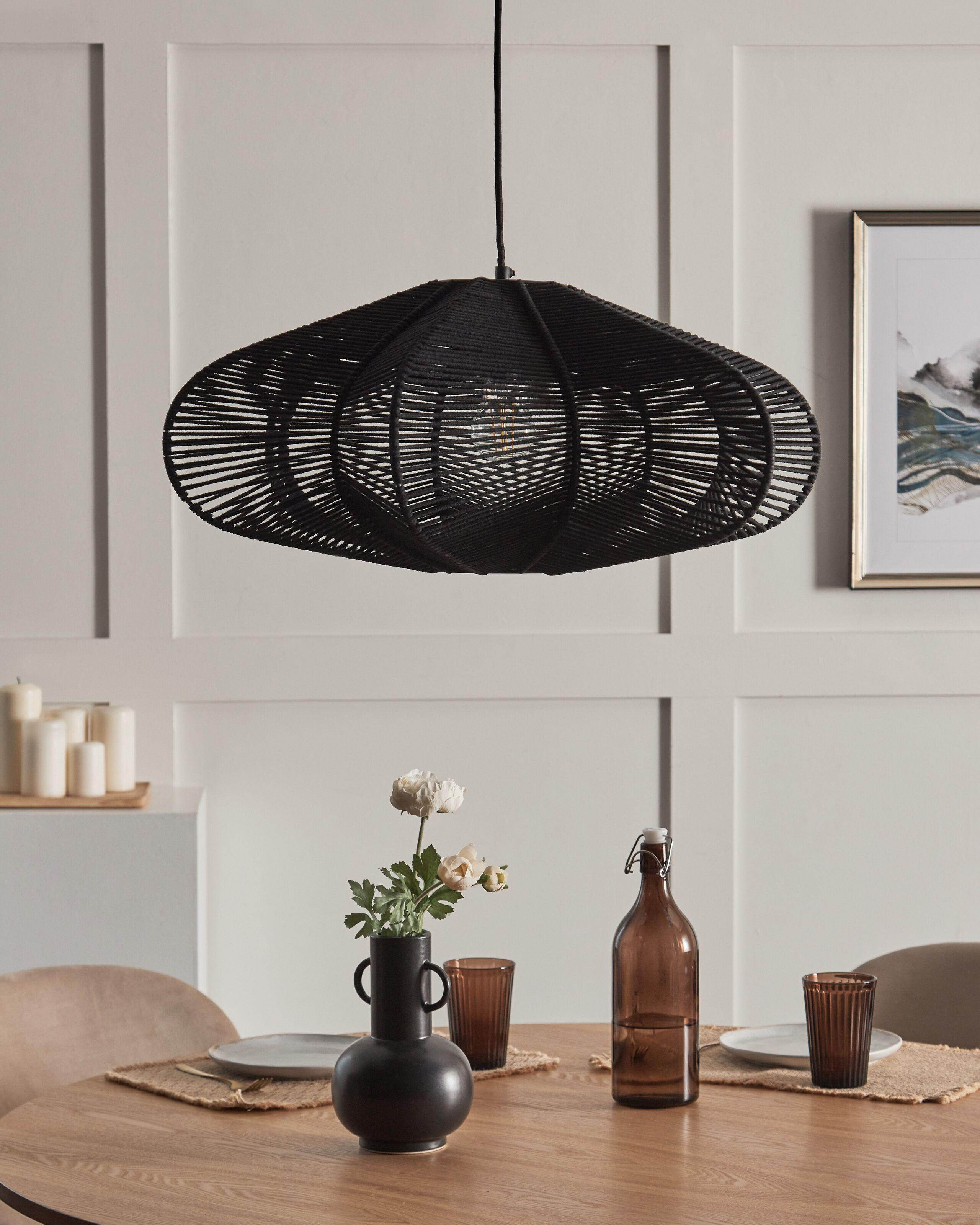 Beliani Lampadario en Cotone Boho YABACO  