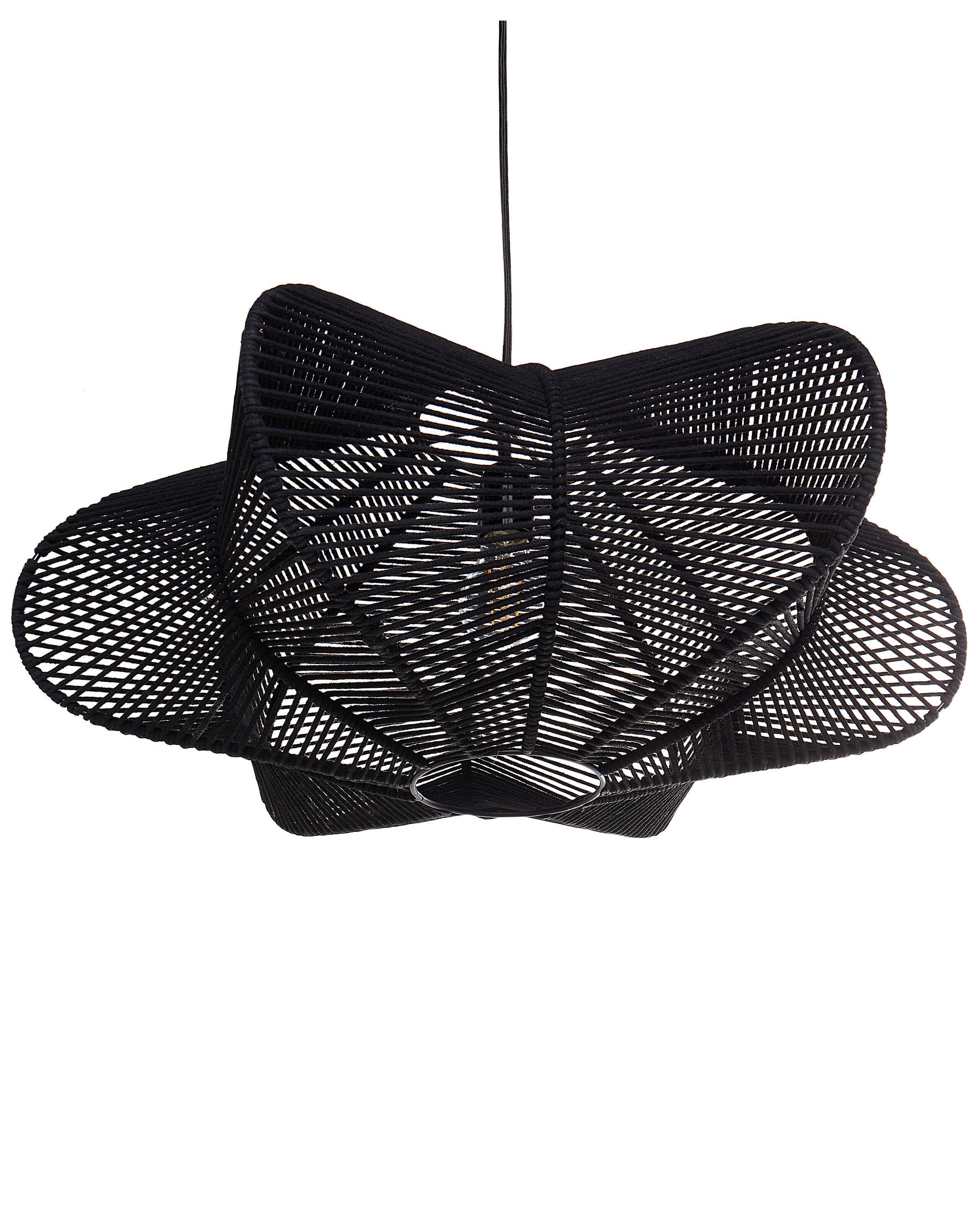 Beliani Lampe suspension en Coton Boho YABACO  