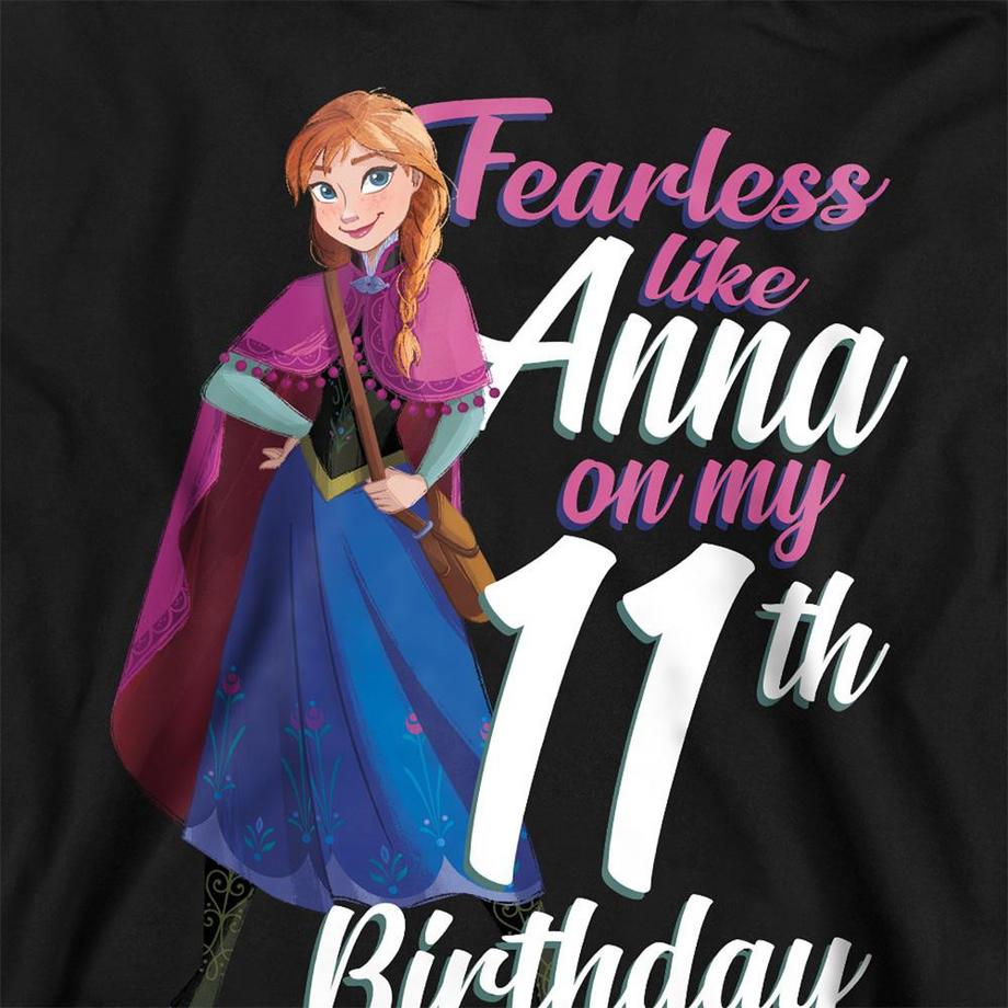 FROZEN  Sweat À Capuche 11ème Anniversaire Fearless Like Anna 