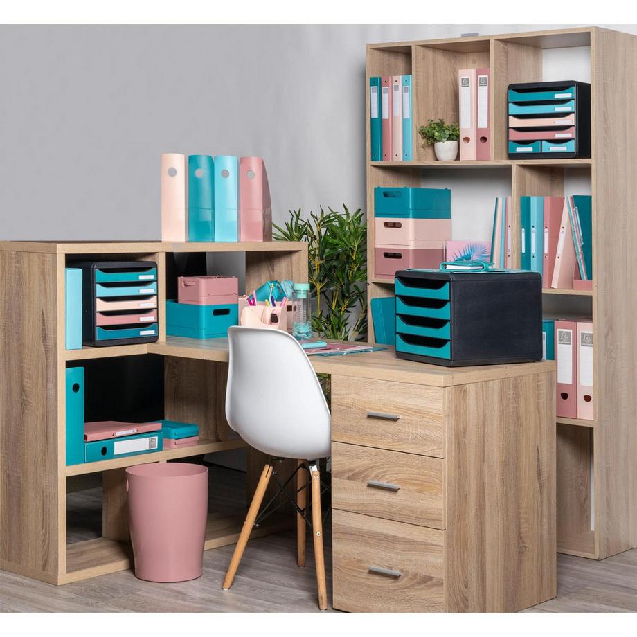 Exacompta Module de classement Big Box 4 tiroirs Skandi  