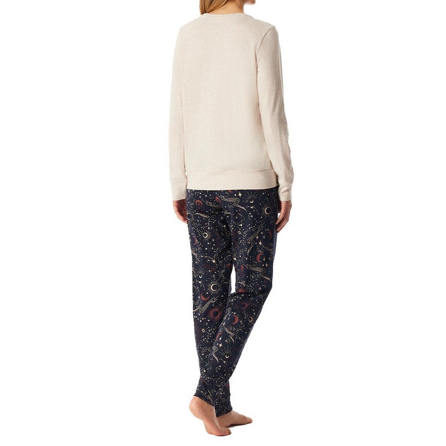 Schiesser Cotton Schlafanzug mit Astro-Print  