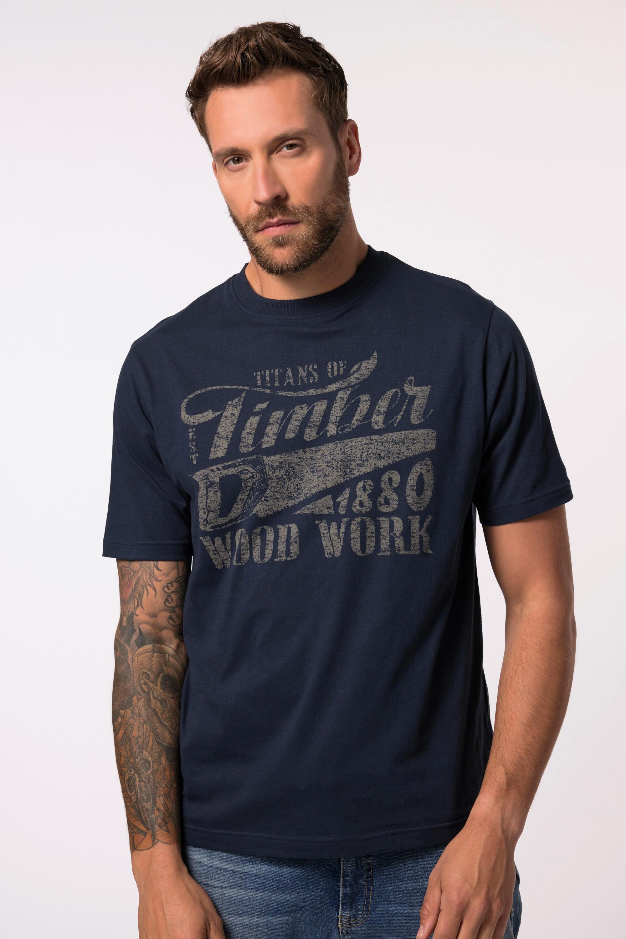 JP1880  T-Shirt, Workwear, Halbarm, großer Print 