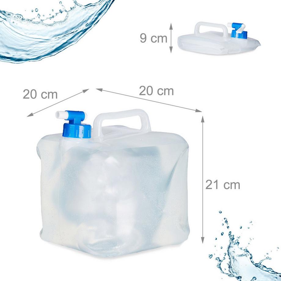 B2X  Faltbare Wasserkanister, 4er-Pack 