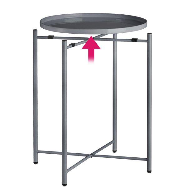 Tectake Table d’appoint CHESTER 45,5x45,5x53cm  