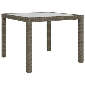 Table de jardin rotin synthétique