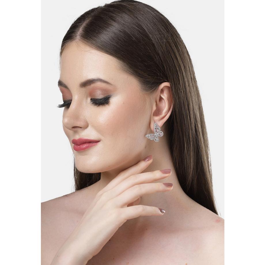 AVANT-GARDE PARIS  Diva Kollektion Schmetterling-Steckerohrringe 