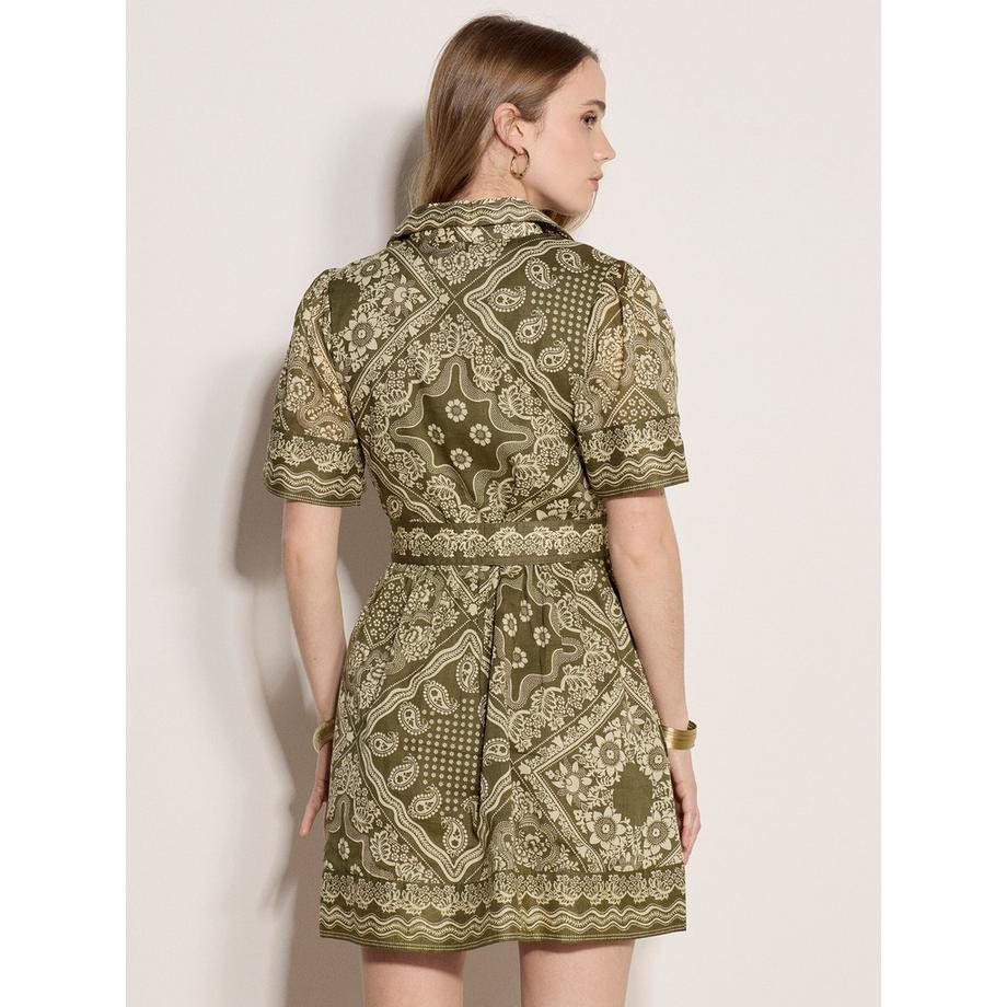 APRICOT Minikleid mit Schalprint  