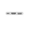 Apple  Apple Digital AV Multiport Adapter - Adaptateur vidéo - USB-C mâle pour USB, HDMI, USB-C (alimentation uniquement) femelle - support 4K - pour 10.9-inch iPad Air; 11-inch iPad Pro; 12.9-inch iPad Pro; iMac; iPad mini; MacBook Pro 