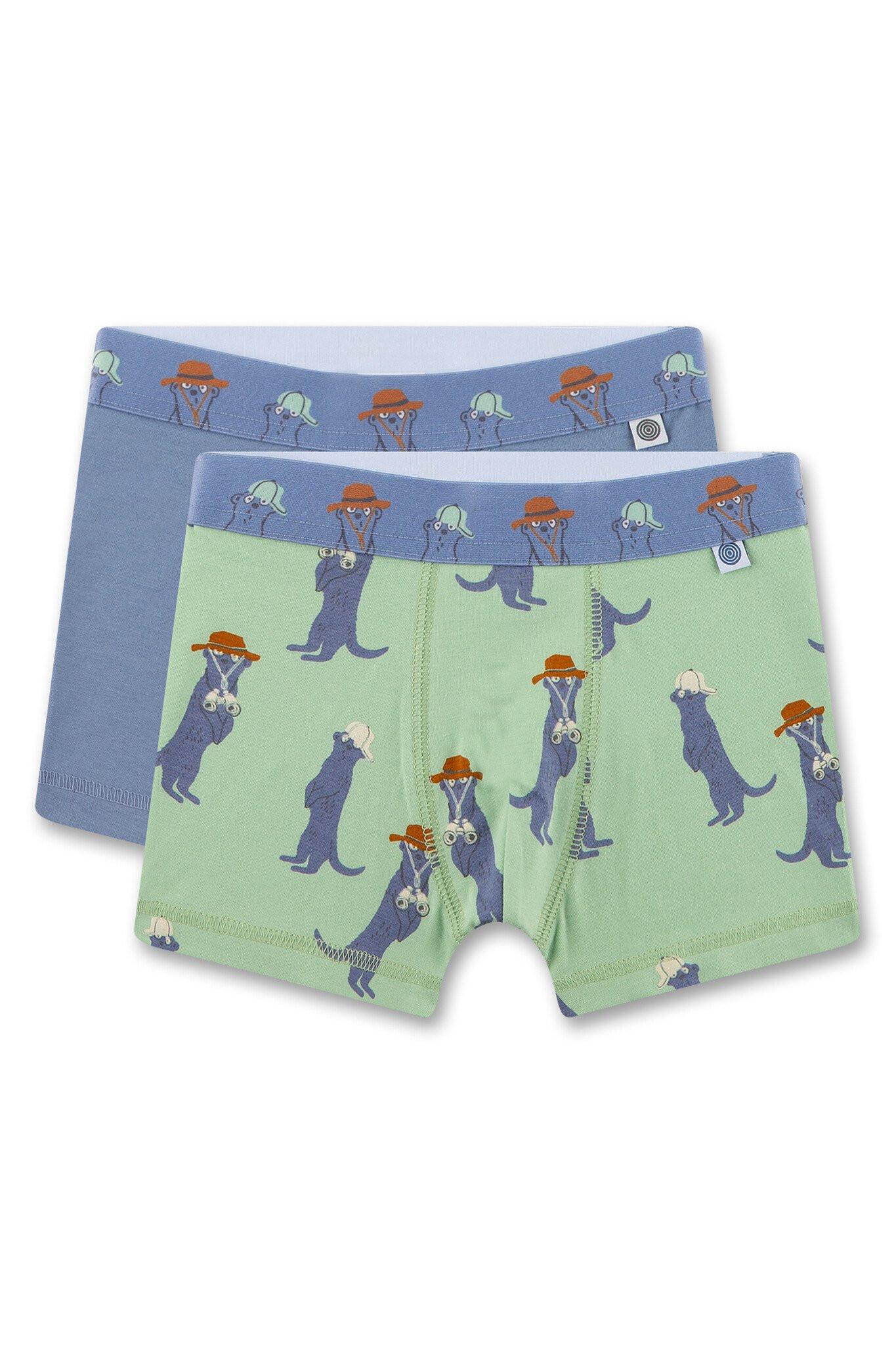 Sanetta  Jungen-Shorts (Doppelpack) Erdmännchen 