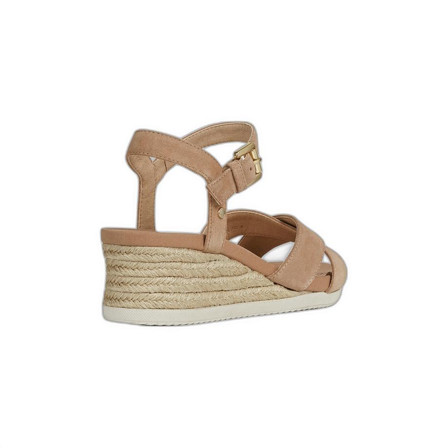 GEOX Ischia Corda Sandali con Zeppa  