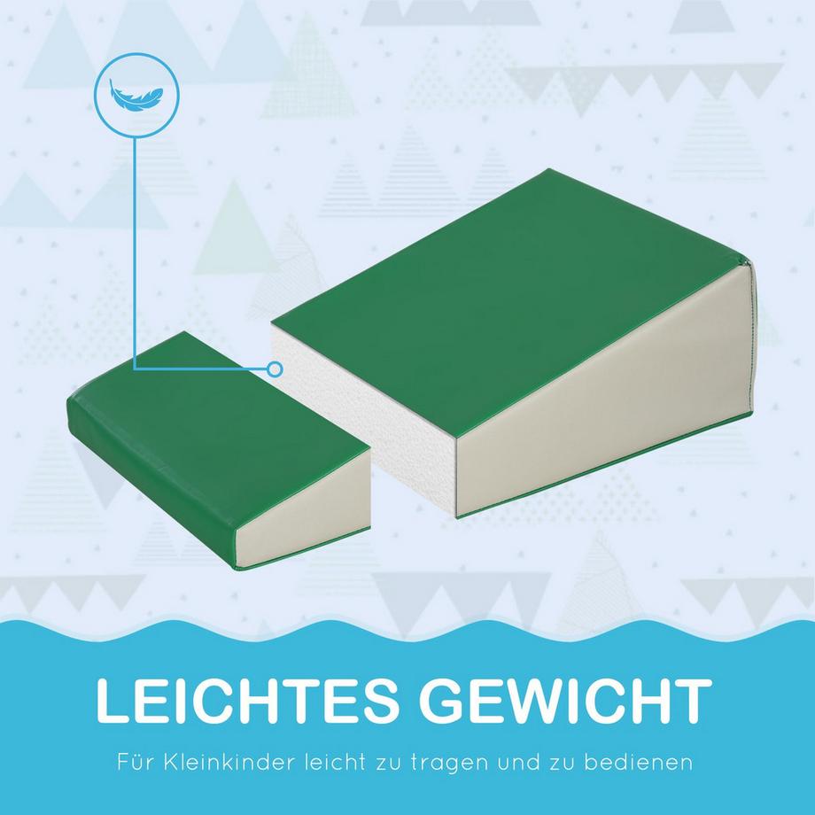 Northio  Bausteine Für Kinder 5Er-Set Schaumstoff-Bauklötze, Bauspielzeug, Weich, Sicher, Für 1-3 Jahre, Kunstleder, Epe 