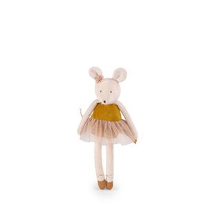 Moulin Roty  Plüschmaus golden, La Petite Ecole de Danse 