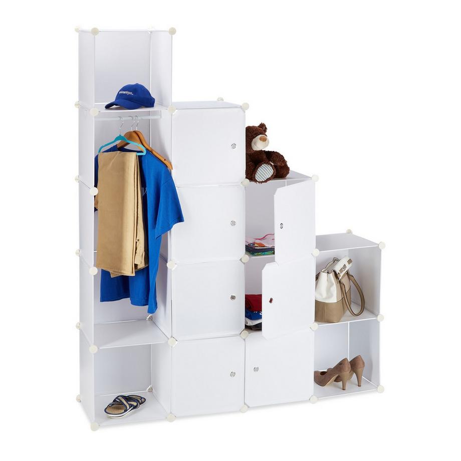 B2X Einsatzsystem für Kleiderschrank 12 Fächer  