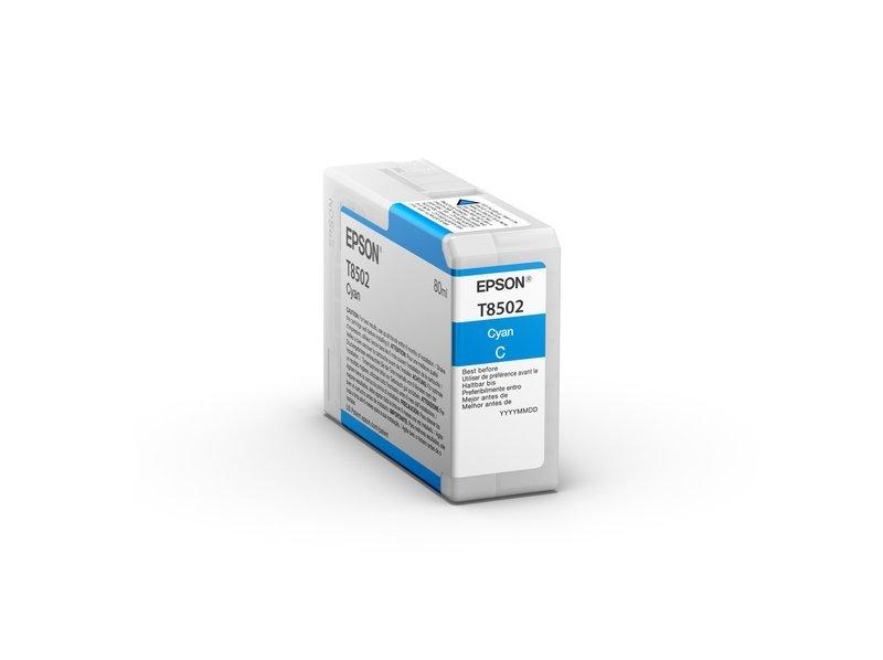 EPSON  EPSON Tintenpatrone cyan T850200 SureColor SC-P800 80ml 