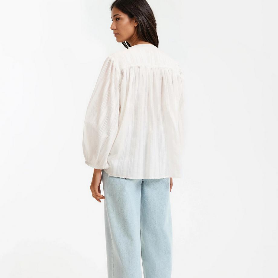 La Redoute Collections Camicia Oversize Collo Coreana  