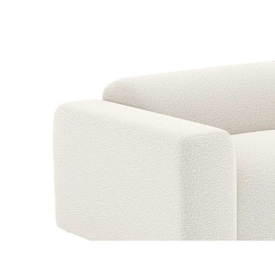 Maison Céphy Sofa 3-Sitzer & Sessel - Bouclé-Stoff - Weiß - POGNI von Maison Céphy  