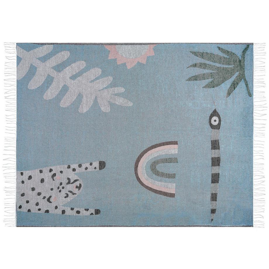 Beliani Limgha Coperta Morbida Acrilico Boho  