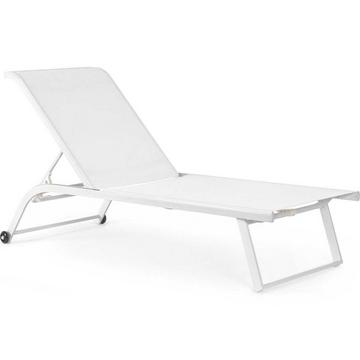 Chaise longue de jardin Taylor blanche