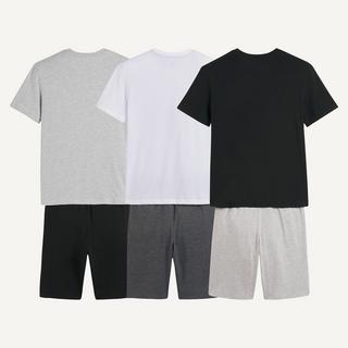 La Redoute Collections  3er-Pack Kurzpyjamas 