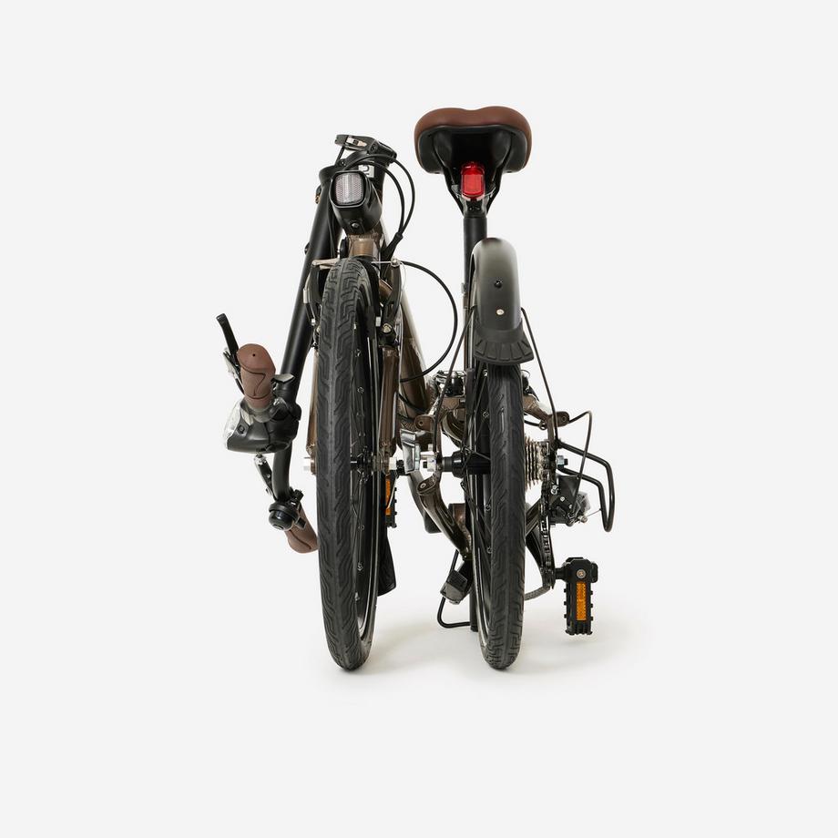 BTWIN  Bicicletta pieghevole 20 pollici alluminio 9 velocità 