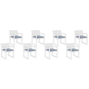 Set mit 8 Sitzkissen aus Polyester Modern SASSARI