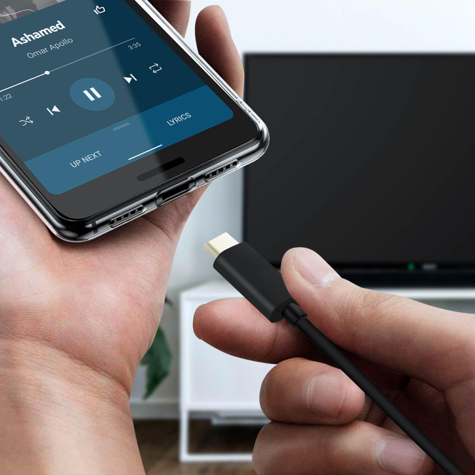 Avizar  Cavo video da USB-C a HDMI nero 