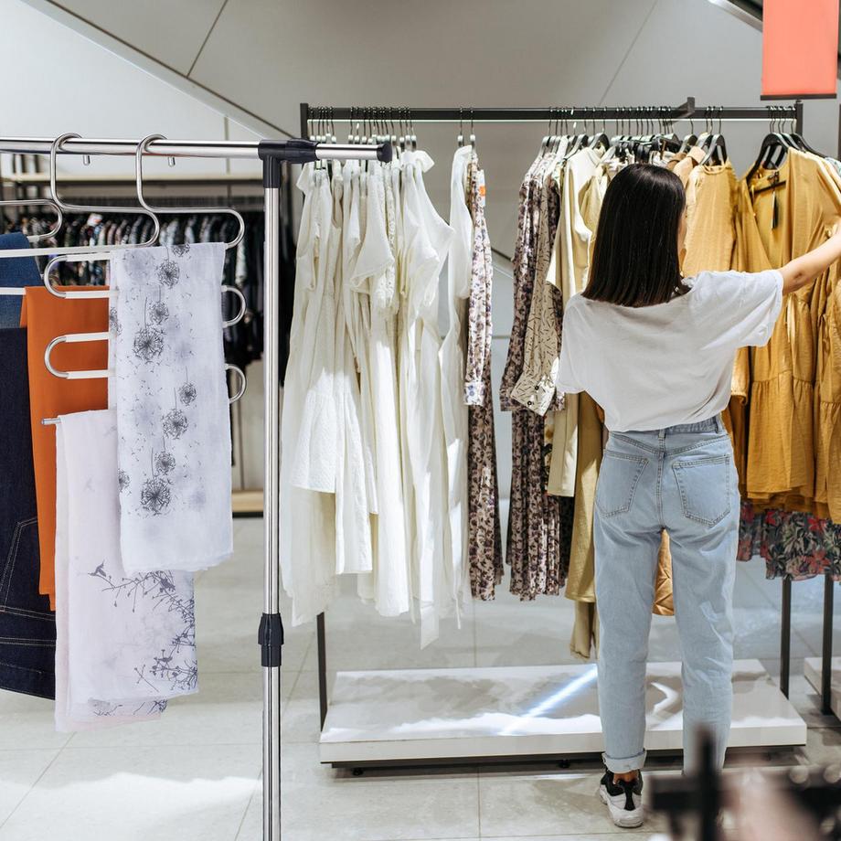 B2X Ensemble de 4 cintres pour pantalons multiples  