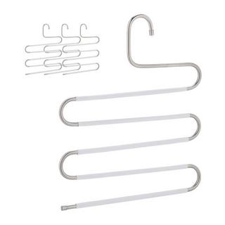 B2X Set di 4 grucce per pantaloni multiple  