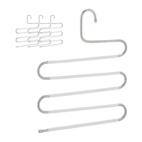 B2X Set di 4 grucce per pantaloni multiple  