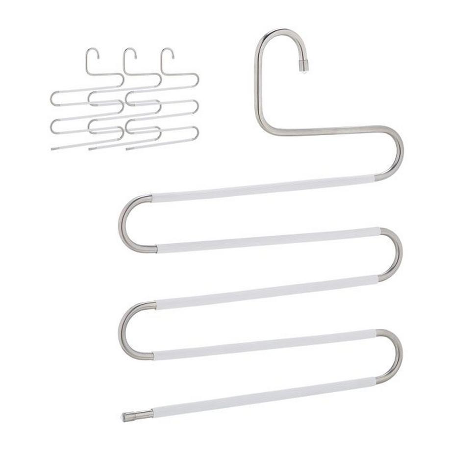 Set di 4 grucce per pantaloni multiple