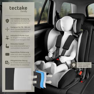 Tectake  Siège auto SOPHIE avec protection contre les chocs latéraux 