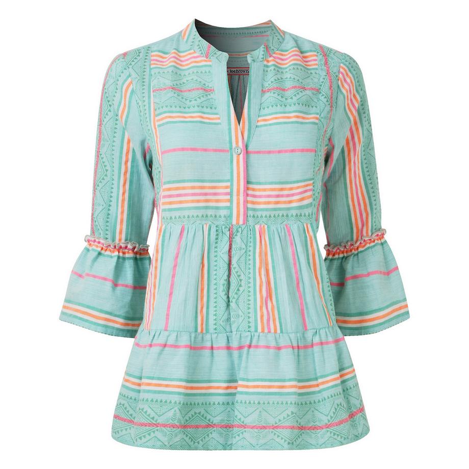 Joe Browns Gestreifte V-Ausschnitt Bluse  