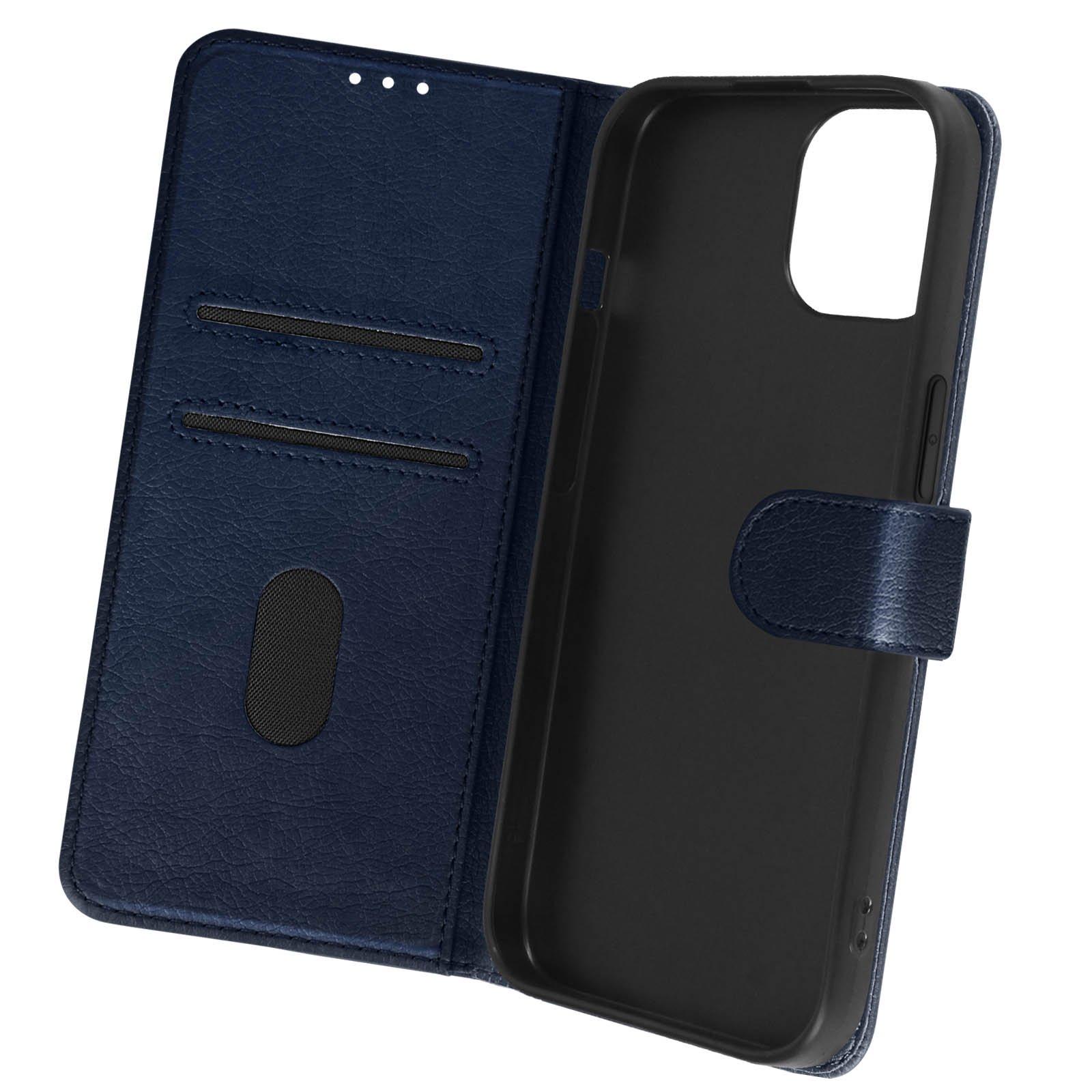 Avizar  Custodia folio per iPhone 15 blu 