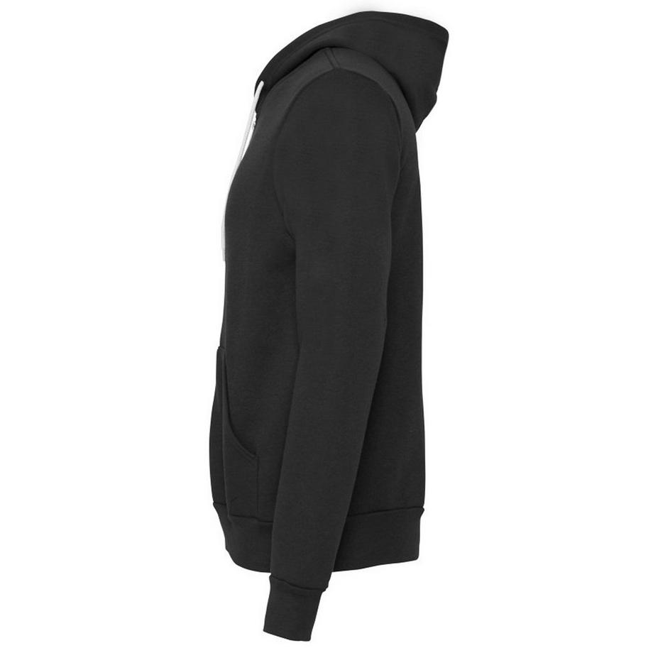 Bella + Canvas Fleece Kapuzenjacke mit Reissverschluss  