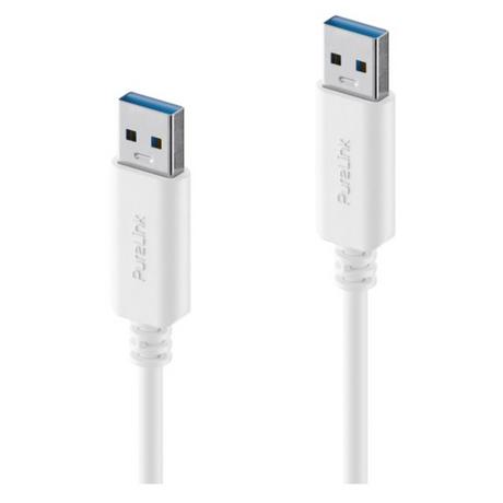 PureLink  IS2400-010 câble USB 1 m USB 3.2 Gen 1 (3.1 Gen 1) USB A Blanc 