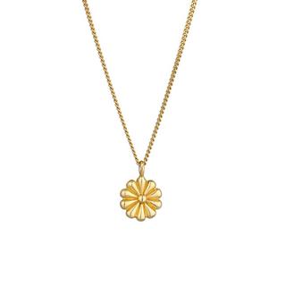 Elli  Collier Pendentif De Fleurs Pour Dames Tendance Florale Blogueur Filigrane 