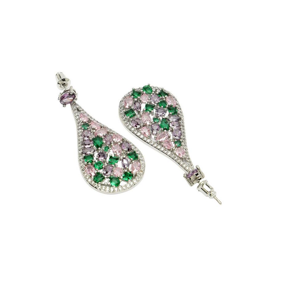 AVANT-GARDE PARIS  Diva Kollektion Vintage Florale Zirkonia-Ohrringe 