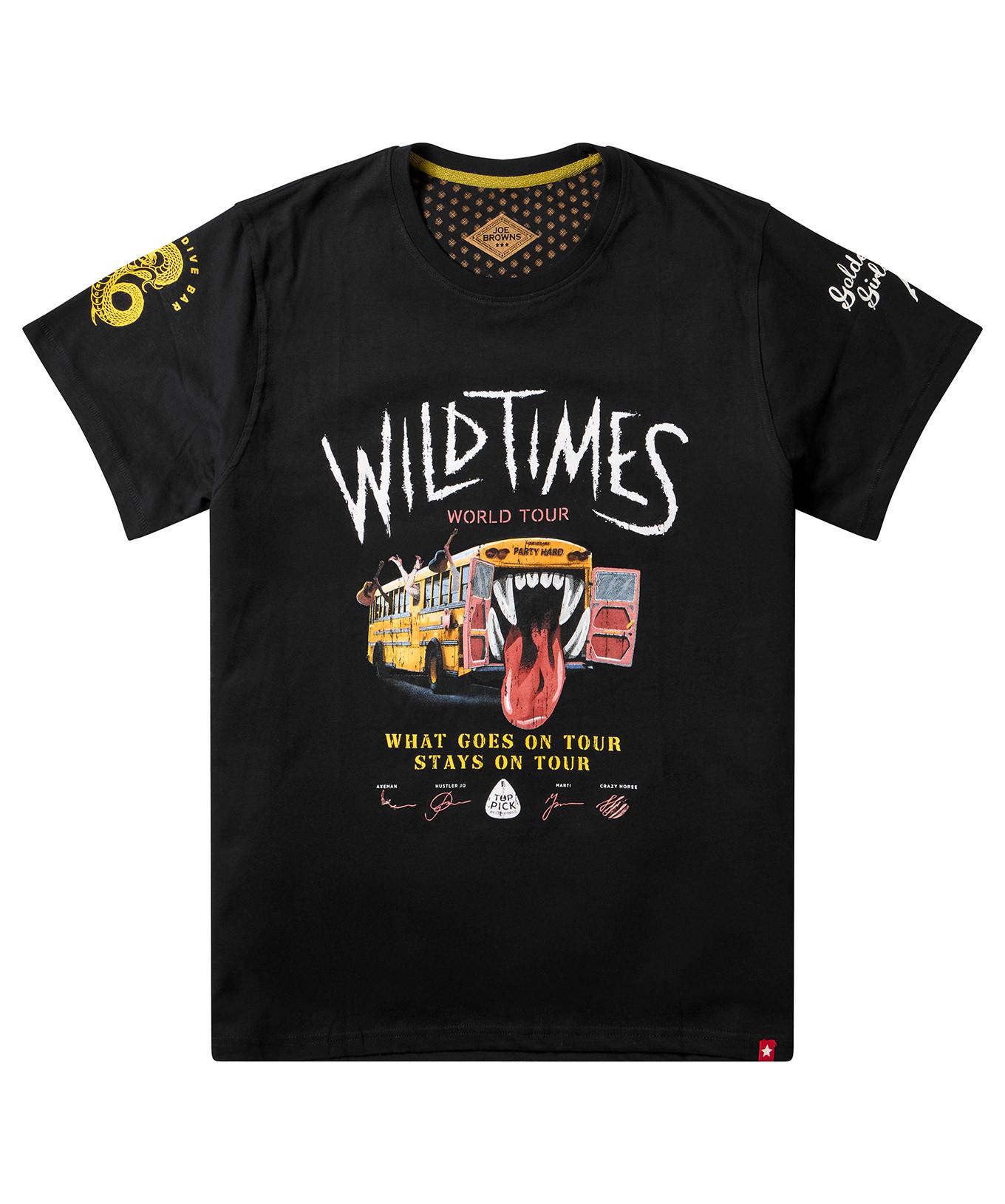 Joe Browns Retro Tourbus Grafik T-Shirt  