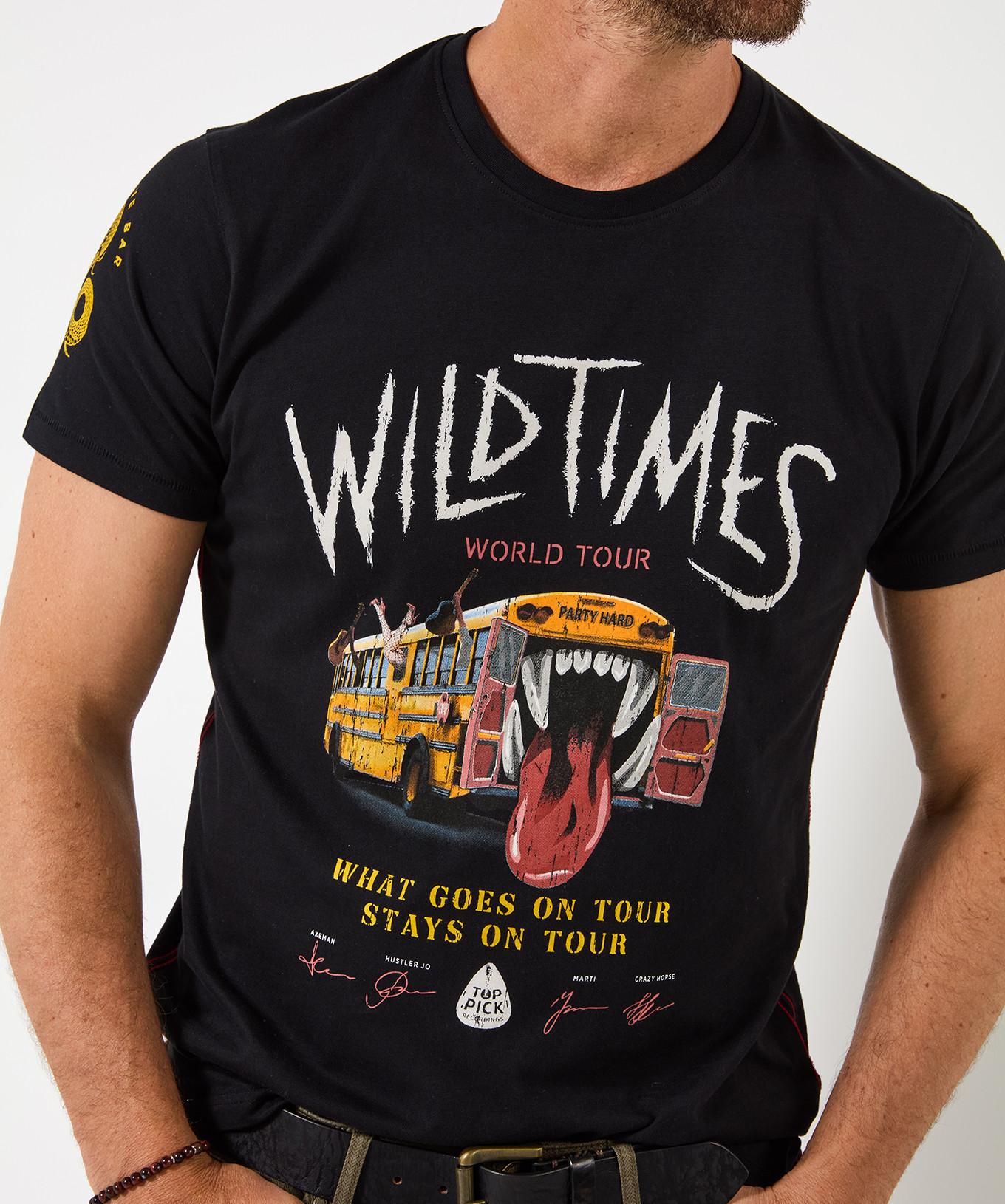 Joe Browns Retro Tourbus Grafik T-Shirt  
