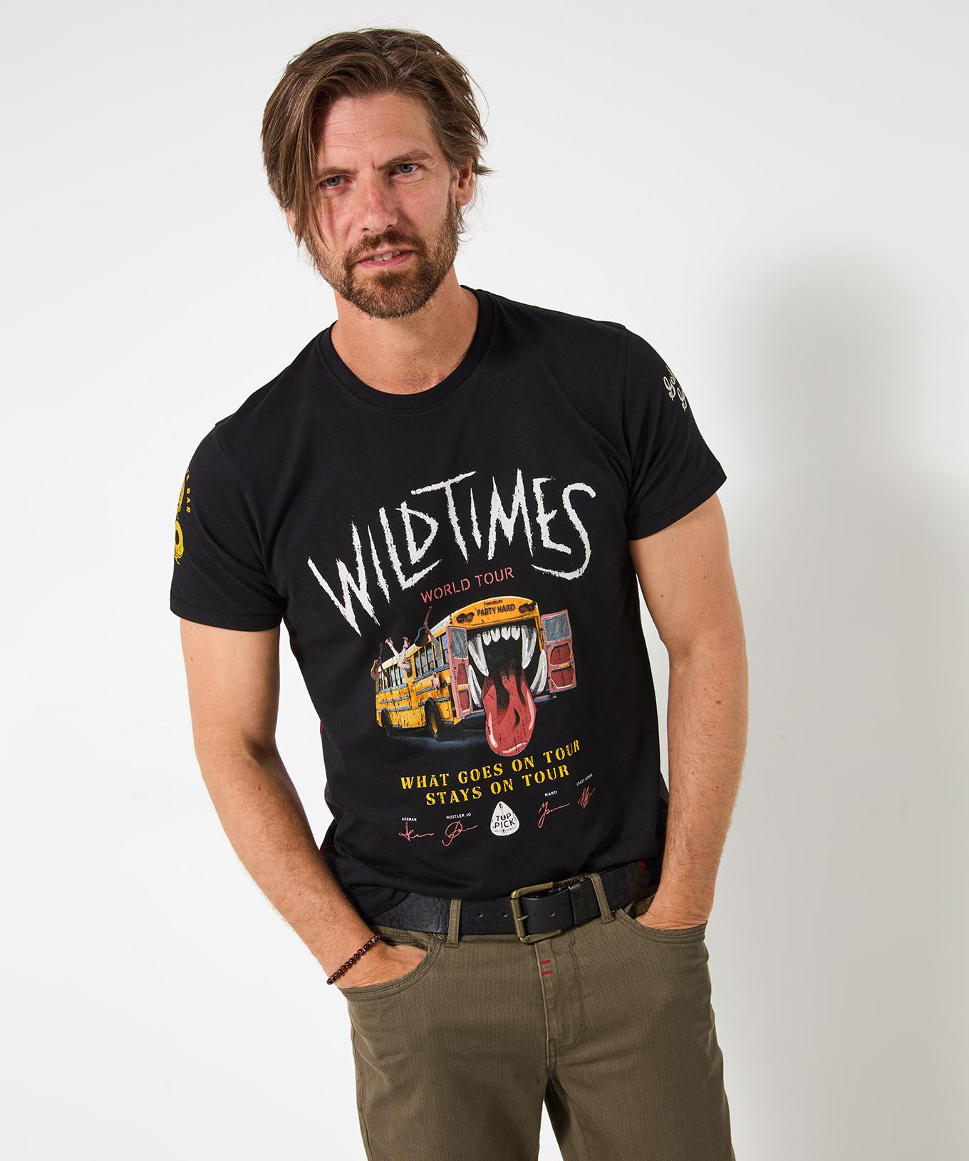 Joe Browns Retro Tourbus Grafik T-Shirt  