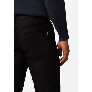 RICANO  Pantalon en cuir pour hommes RT-101 en style 5 poches et en cuir nubuck de buffle robuste - Coupe droite 