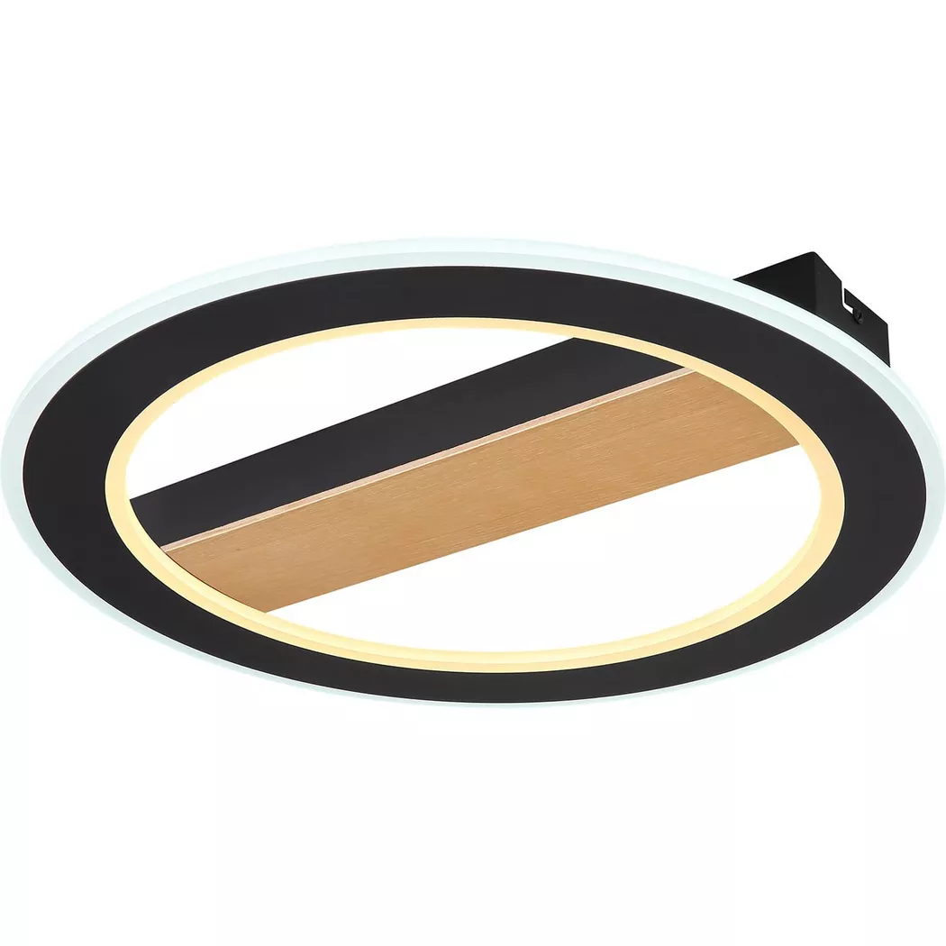 mutoni – Deckenleuchte Mattia Metall matt LED 45x45x6, One Size, Multicolor