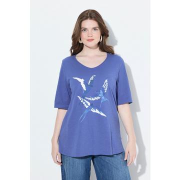 T-Shirt, Schwalben, Classic, V-Ausschnitt, Halbarm