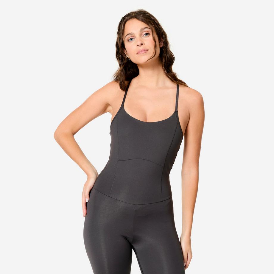 Combinaison femme fitness évacuation de l'humidité polyamide