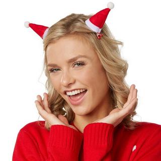 Tectake  Lot de 2 pinces à cheveux Bonnets de Noël 