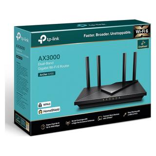 tp link  Archer AX55 router wireless Gigabit Ethernet Dual-band (2.4 GHz/5 GHz) Nero 