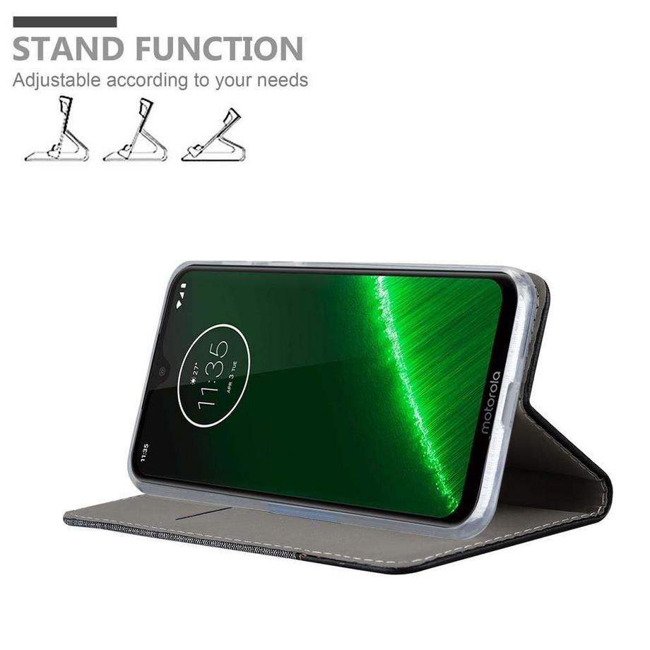 Cadorabo  Housse compatible avec Motorola MOTO G7 / G7 PLUS - Coque de protection avec fermeture magnétique, fonction de support et compartiment pour carte 